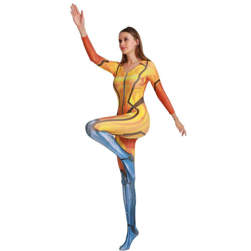 League of Legends Cosplay Costume Neon Strike Vi Halloween Tights Suit Zentai For Adult Kids