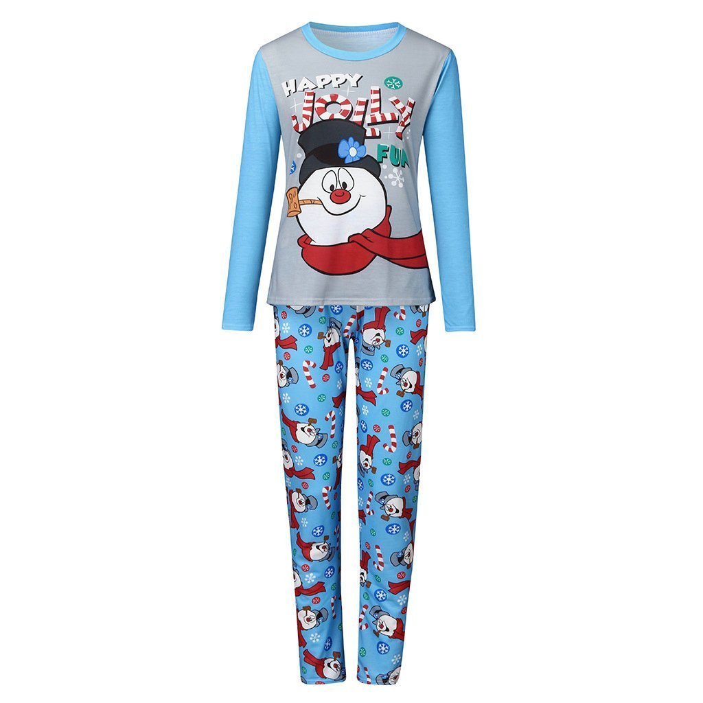 Christmas Family Matching Pajamas Sets Santa Claus Printed Sleepwear 2022
