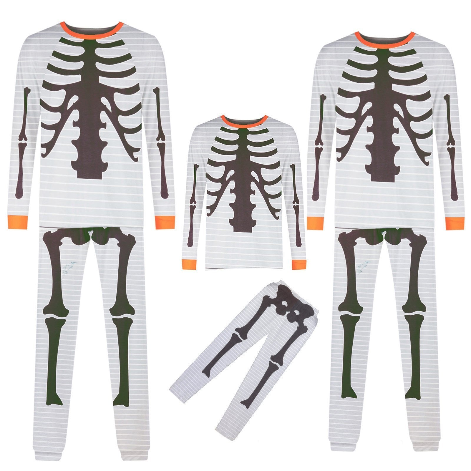 New Style Printed Pattern Pajamas Costume Halloween For Family
