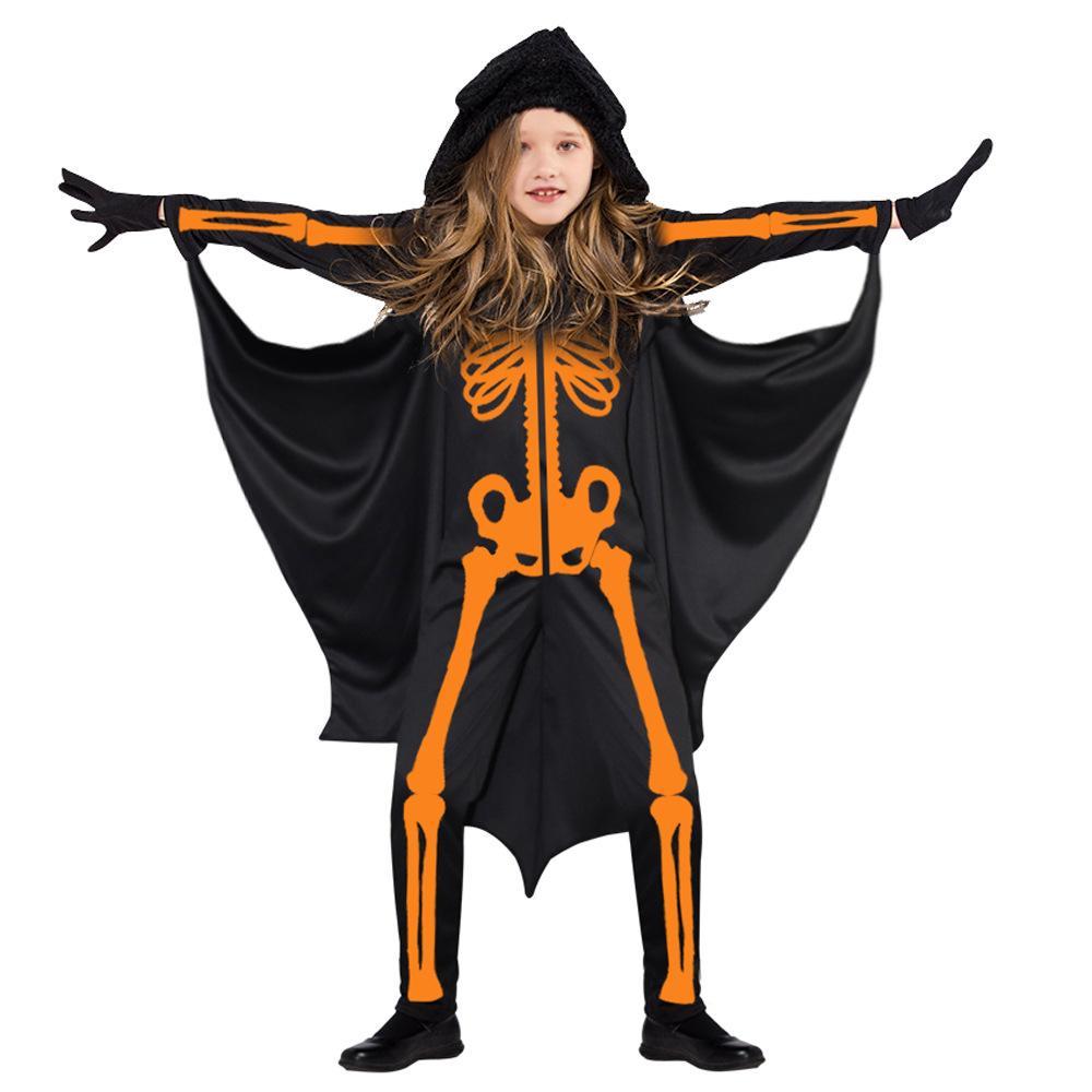 kids Bat cape Cosplay Jumpsuit Halloween Performance Costumes