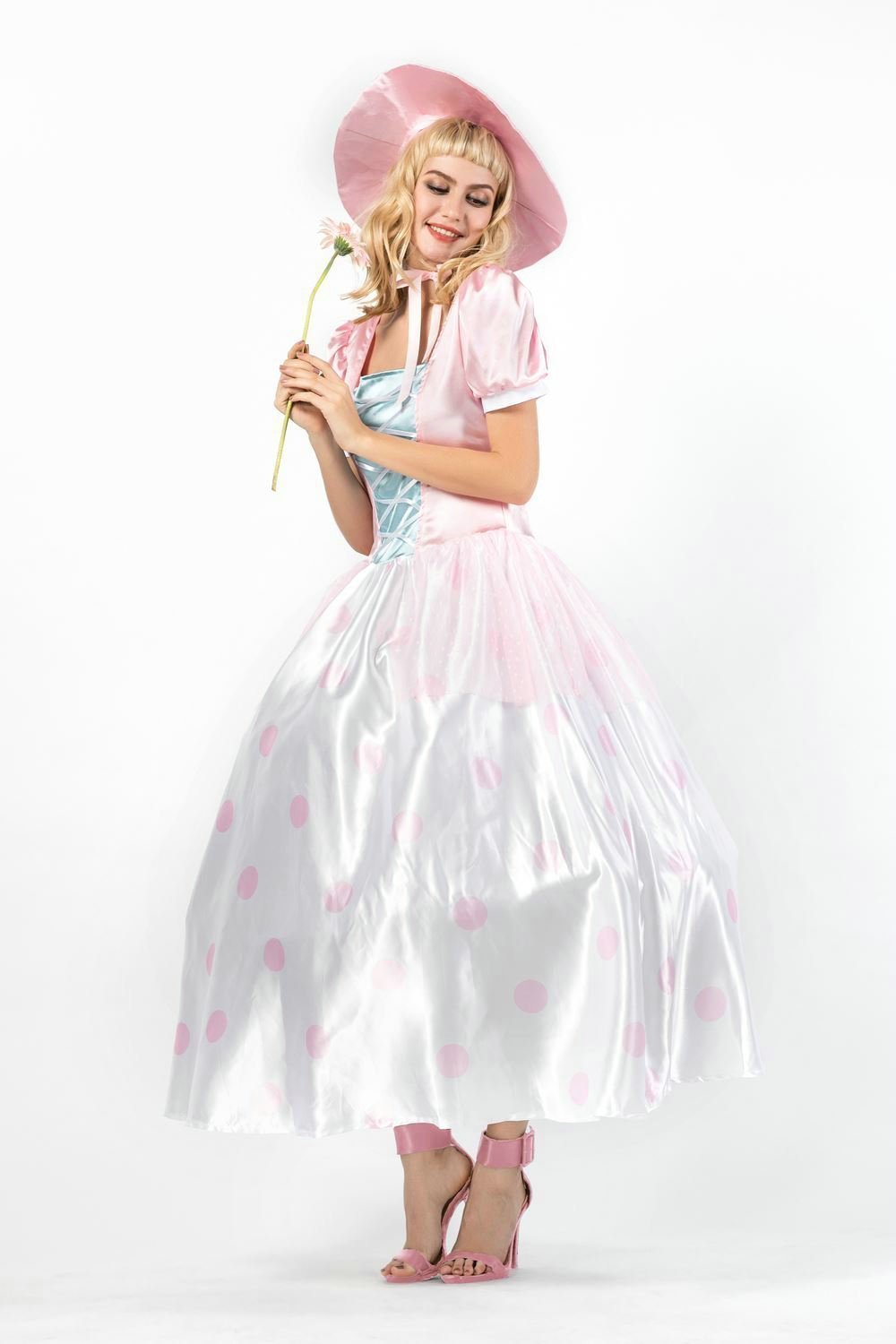 Toy Story 4 Adult Little Bo Peep Cosplay Dress Halloween Costume