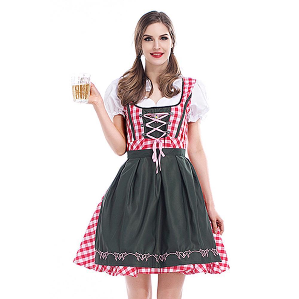 German Mini Dirndl Oktoberfest Ladies Costume Dress