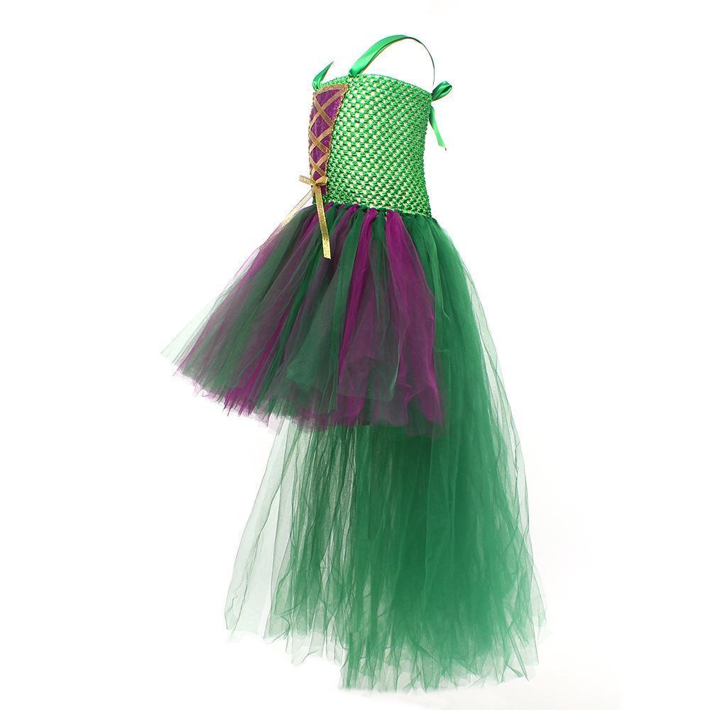 Girl Hocus Pocus Sanderson sisters Winifred Sarah Mary Tutu Dress for kids Halloween Cartoon Costume
