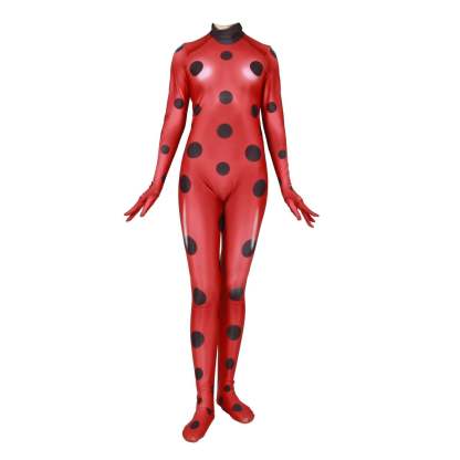 Miraculous Ladybug Jumpsuit Anime Cosplay Costume for Adult Kids