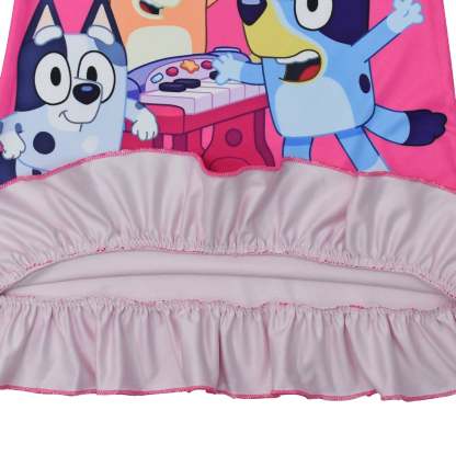 Bluey Nightgown Pajama Dress Sleepwear For Kids Girl