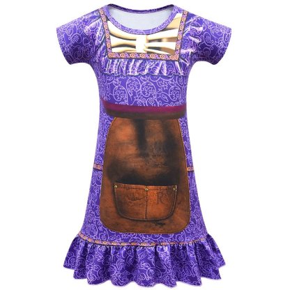 Anime Coco Mama Imelda cosplay Girl 3D printing dress skirt Makeup party costume