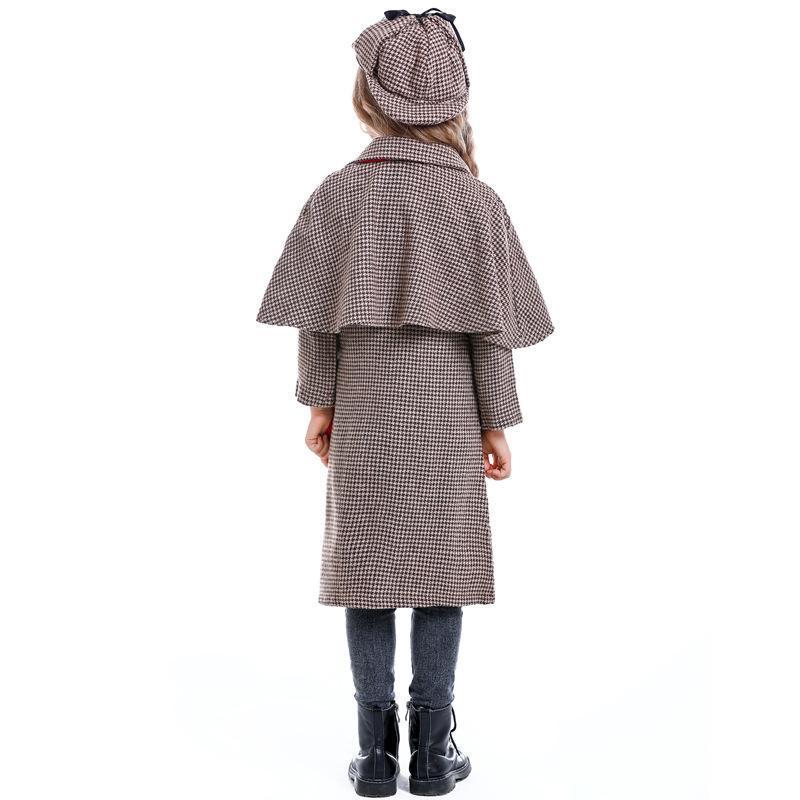 Great Detective Sherlock Holmes Cosplay Costume Girls For Kids