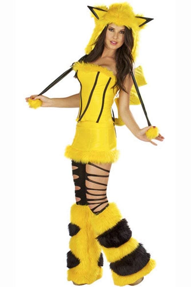 Pokémon Costumes Cartoon Woman Halloween Party Dress