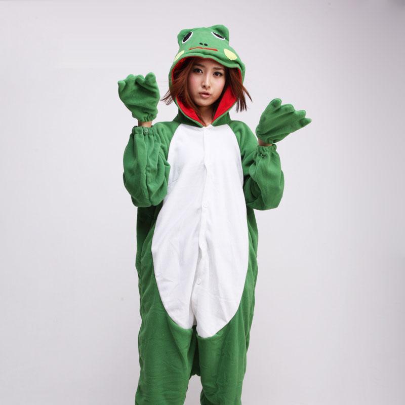 Green Frog Onesies Hoodie Costume Kigurumi Pajamas