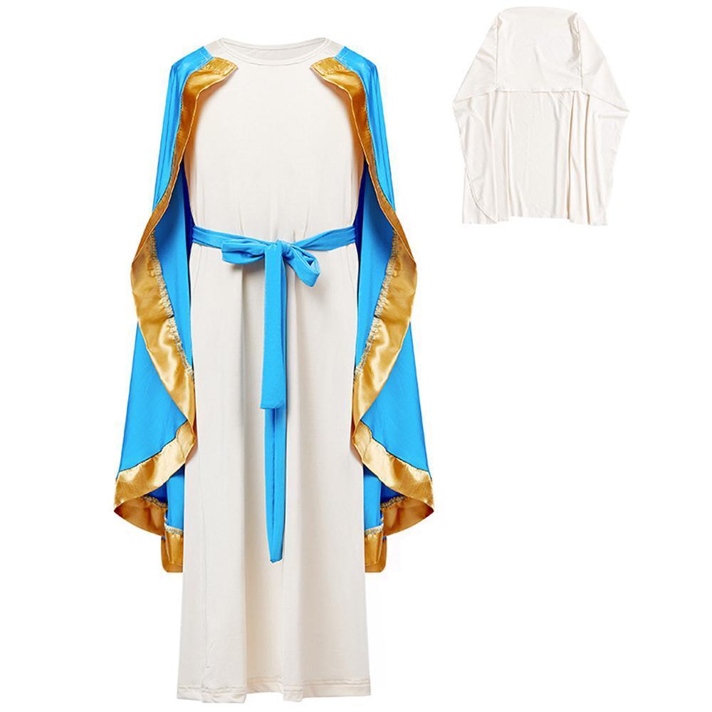 Girl shepherd Cosplay Sleeveless Robe Shawl Halloween Costumes for kids