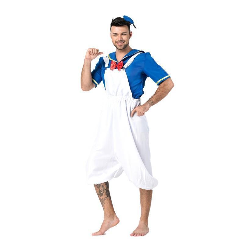 Sailor Suit Halloween Donald Duck Matching Family Cosplay Costume