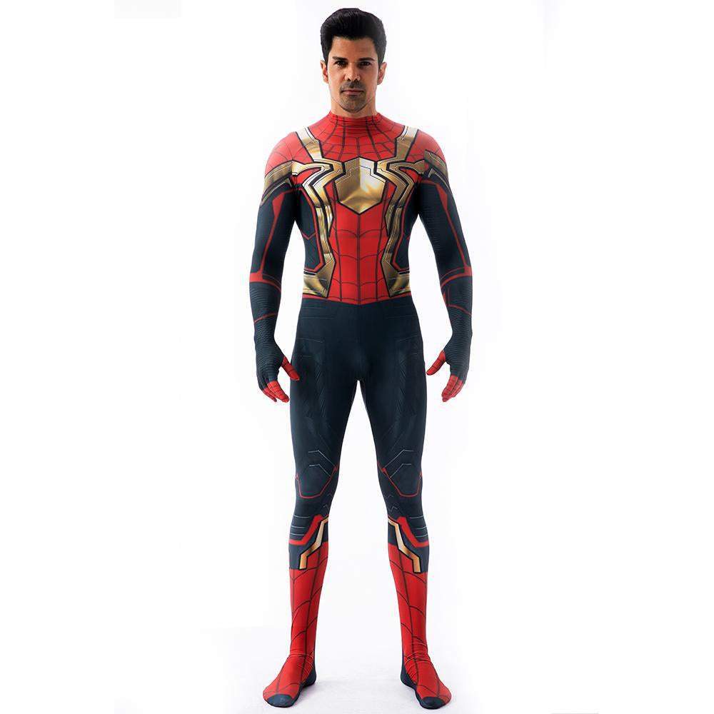 Spider Man No Way Home Costume Cosplay Jumpsuit Halloween Superhero Tights Suit Zentai For Adult Kids