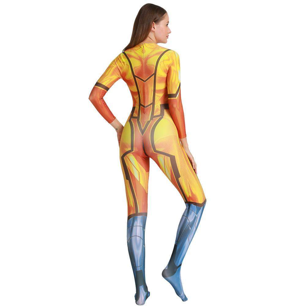 League of Legends Cosplay Costume Neon Strike Vi Halloween Tights Suit Zentai For Adult Kids