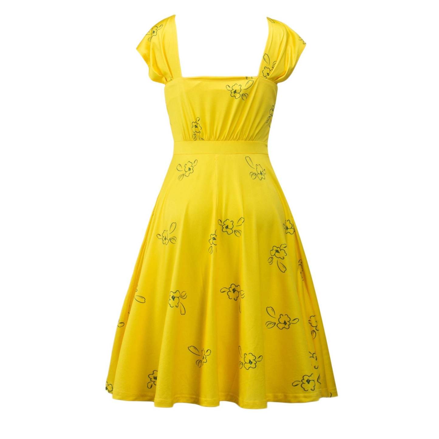 La La Land Emma Stone Actress Yellow Dress Movie Cosplay Costume