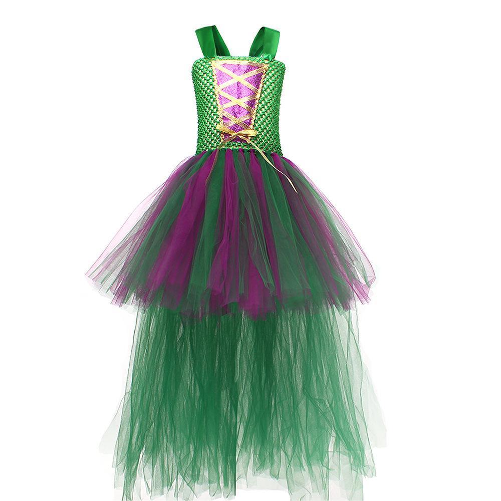 Girl Hocus Pocus Sanderson sisters Winifred Sarah Mary Tutu Dress for kids Halloween Cartoon Costume