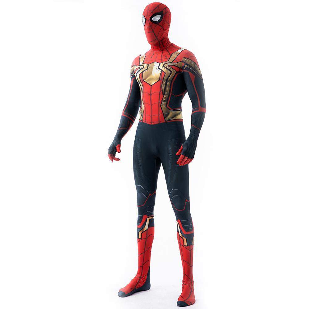 Spider Man No Way Home Costume Cosplay Jumpsuit Halloween Superhero Tights Suit Zentai For Adult Kids