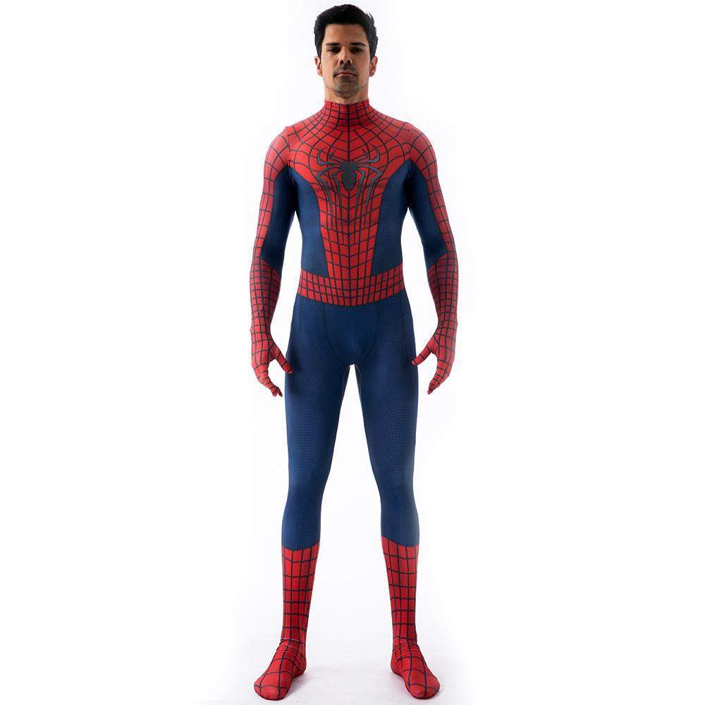 SpiderMan Costume Cosplay Jumpsuit Superhero Tights Halloween Suit Zentai For Adult Kids