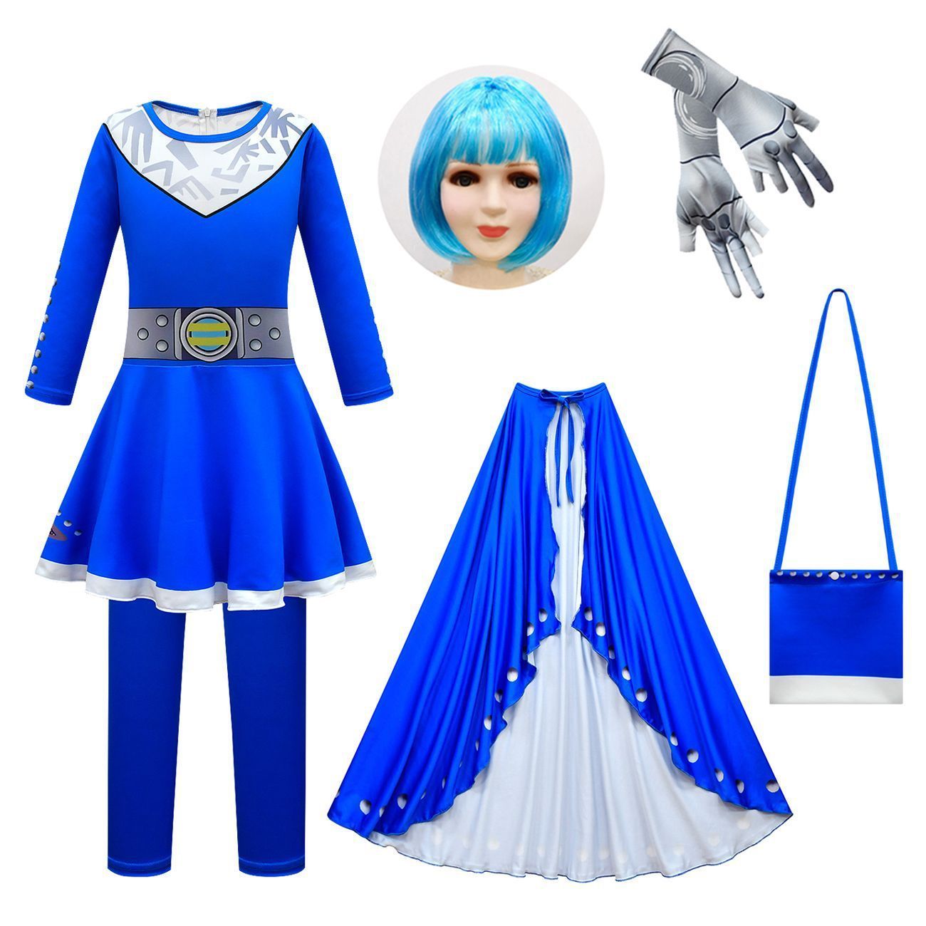 Girls' Zombie High School 3 Cosplay Costumes Dress Halloween Outfit jumpsuit For Kids-Pajamasbuy