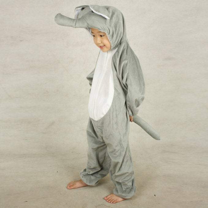 Child Elephant Kids Animal Kigurumi Onesie Halloween Costume