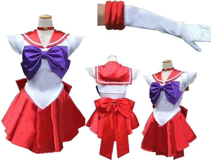 Sailor Moon Venus Uranus Uniform Cosplay Halloween Costume