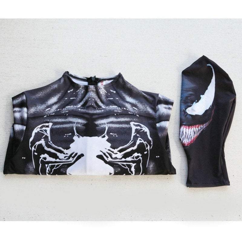 Venom Costumes Superhero Suits Halloween Cosplay Jumpsuit Poison Spider Black Zentai