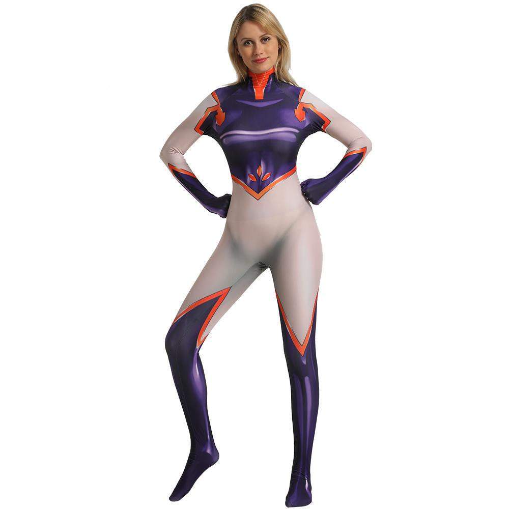 My Hero Academia Mount Lady Cosplay Costumes Jumpsuit Anime Tights Halloween Zentai For Adult Kids