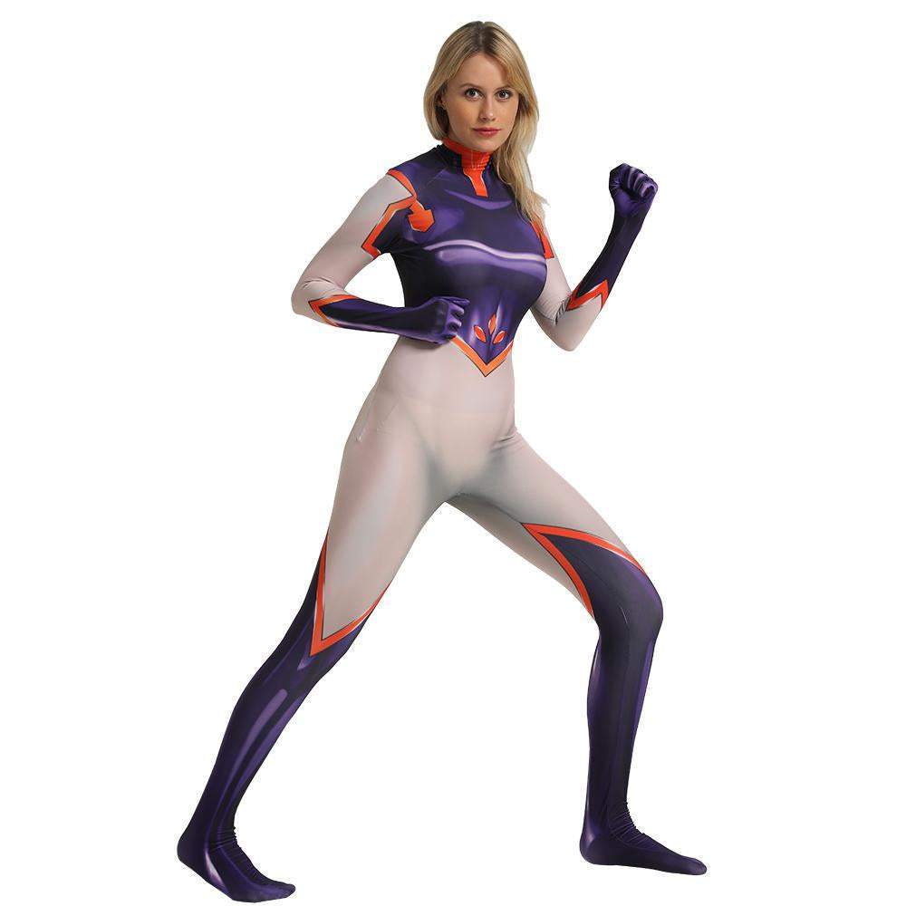 My Hero Academia Mount Lady Cosplay Costumes Jumpsuit Anime Tights Halloween Zentai For Adult Kids