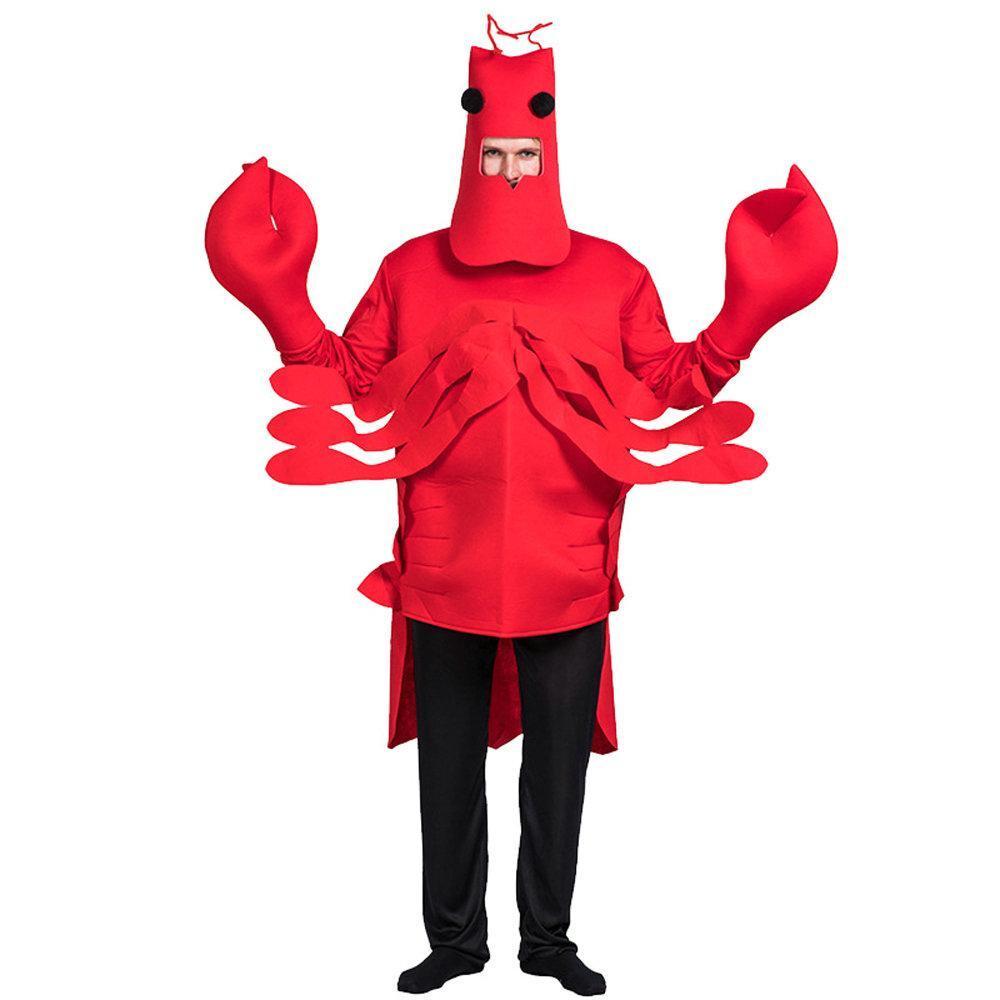 Men Halloween Fanny Party Lobster Cosplay Costume