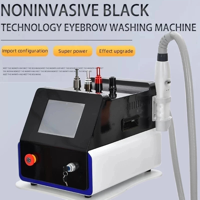 Non-Invasive Q Switched ND YAG Laser Tattoo Machine Remove Pigment Picosecond Carbon Skin Laser Machine For Tattoo Removal