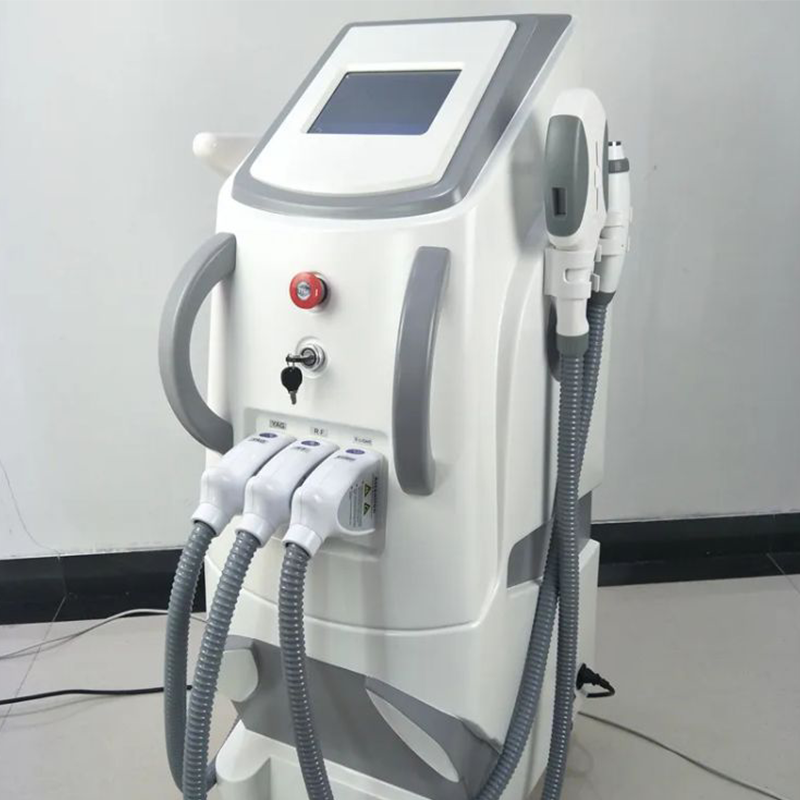 3 in 1 OPT SHR Nd YAG Laser RF Face Lifting Hair Removal Skin Rejuvenation Vascular Therapy Professional Beauty Salon Equipment