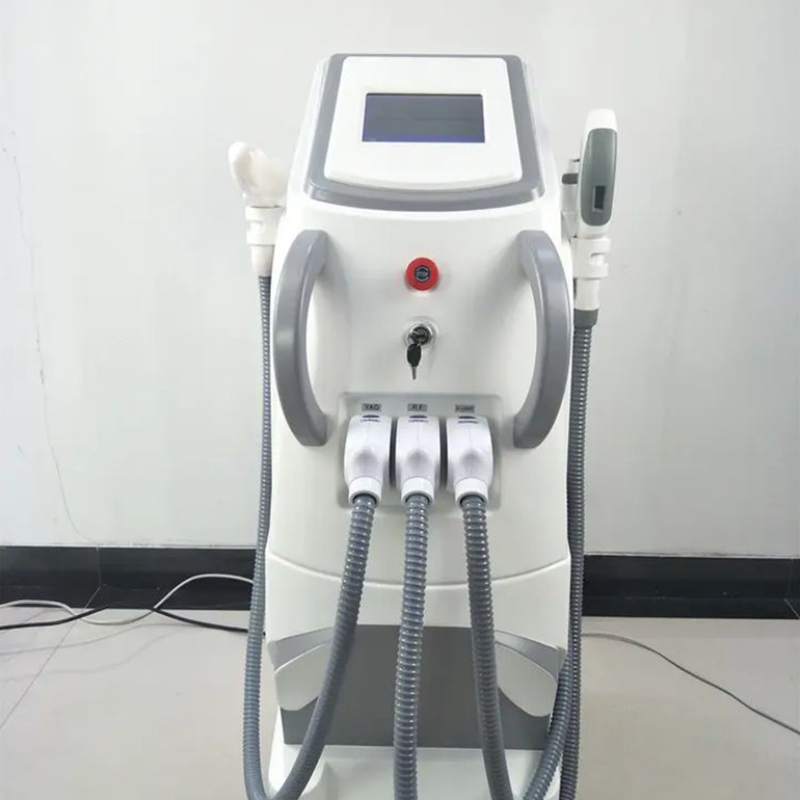 3 in 1 OPT SHR Nd YAG Laser RF Face Lifting Hair Removal Skin Rejuvenation Vascular Therapy Professional Beauty Salon Equipment
