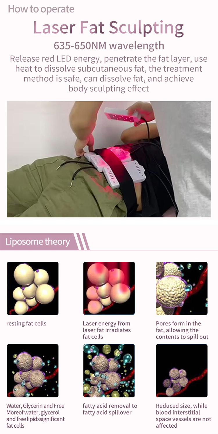 Lipo Laser Slimming Fat Reduce System Machine Lipolysis Slimming System Fat Burning Body Shaping Slimming Machine