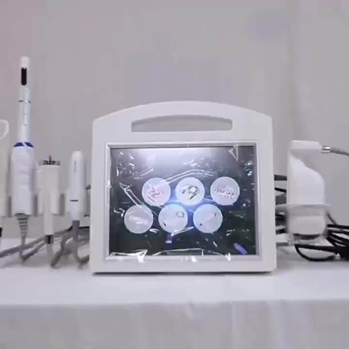 Portable 6 in 1 Face Lifting 4D Hifu 100000 Shots 12 Lines Anti-aging Body Slimming Microneedling RF System 4D Ice Hifu Machine