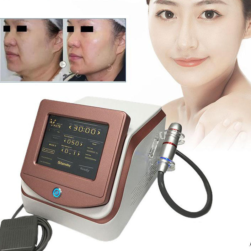 2 in 1 Portable Vmax Radar Line Carving Non Surgical Wrinkle Anti-Wrinkle Removal Face Lift Skin Tightening Rejuvenation Ultrasound Machine