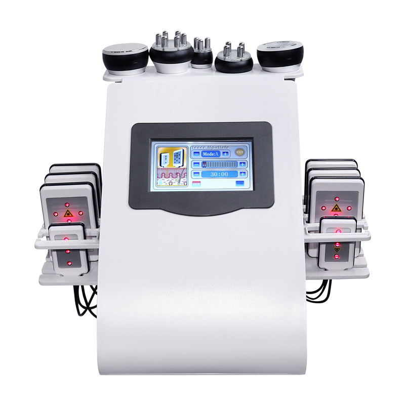 Portable 6 in 1 liposuction 80k unoisetion cavitation slimming machine cellulite removal vacuum body cavitation machine