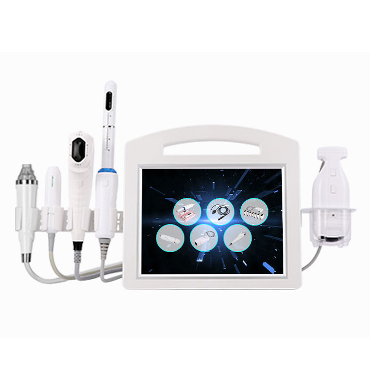 Portable 6 in 1 Face Lifting 4D Hifu 100000 Shots 12 Lines Anti-aging Body Slimming Microneedling RF System 4D Ice Hifu Machine