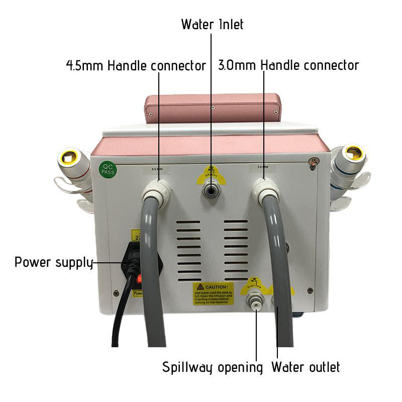 2 in 1 Portable Vmax Radar Line Carving Non Surgical Wrinkle Anti-Wrinkle Removal Face Lift Skin Tightening Rejuvenation Ultrasound Machine