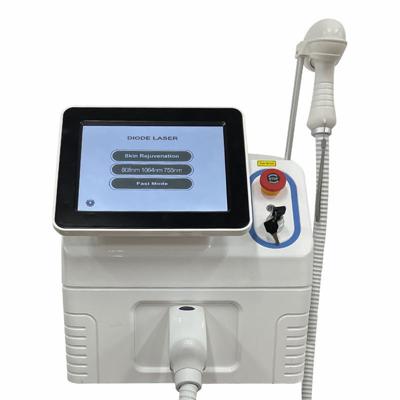 Diode Laser 755 808 1064nm Multi Wavelengths Hair Removal Machine Cooling Head Painless Laser Epilator Face Body Hair Removal