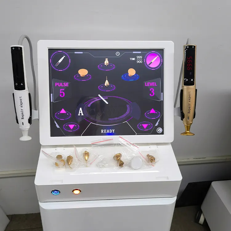 Non-Invasive Painless 2 In 1 Ozone Plasma Pen Spot Acne Scar Wrinkle Mole Freckle Removal Face Lifting Beauty Instrument