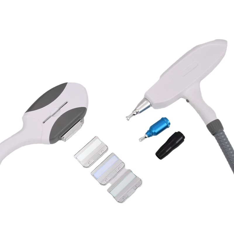 Latest Painless Safe Hair Removal Skin Rejuvenation Q-switch Nd Yag Laser IPL Hair Remove 2 in 1 Portable Tattoo Removal Device