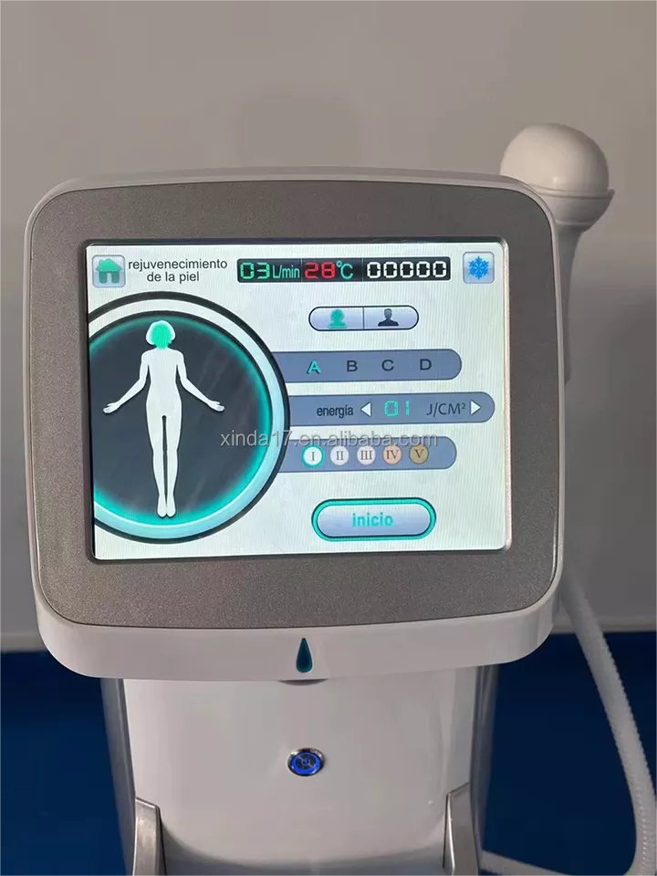 808nm Diode Laser Hair Removal Machine For Spa and Salon Use Ice Laser Depilation Equipment 808nm Hair Removal Machine