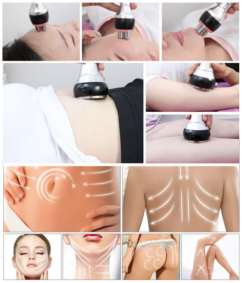 2023 Body Slimming Machine Cavitation System Machine Ultrasonic 3 In 1 Body Slimming S Shape Cavitation Machine 40k
