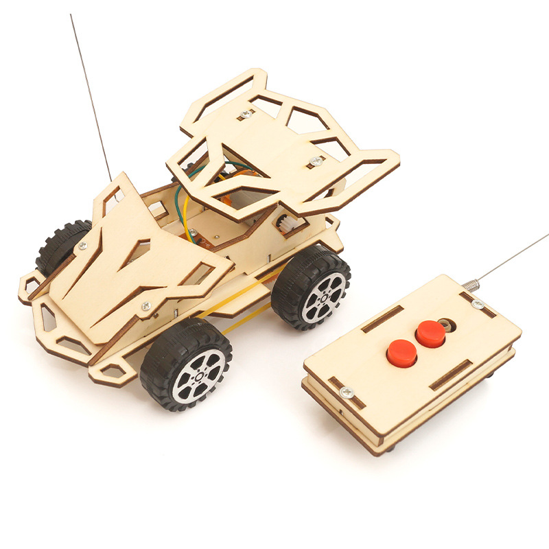 Wooden Model Car Kits, STEM Projects for Kids & Gift 3D Puzzles, Science Educational Crafts Building Kit