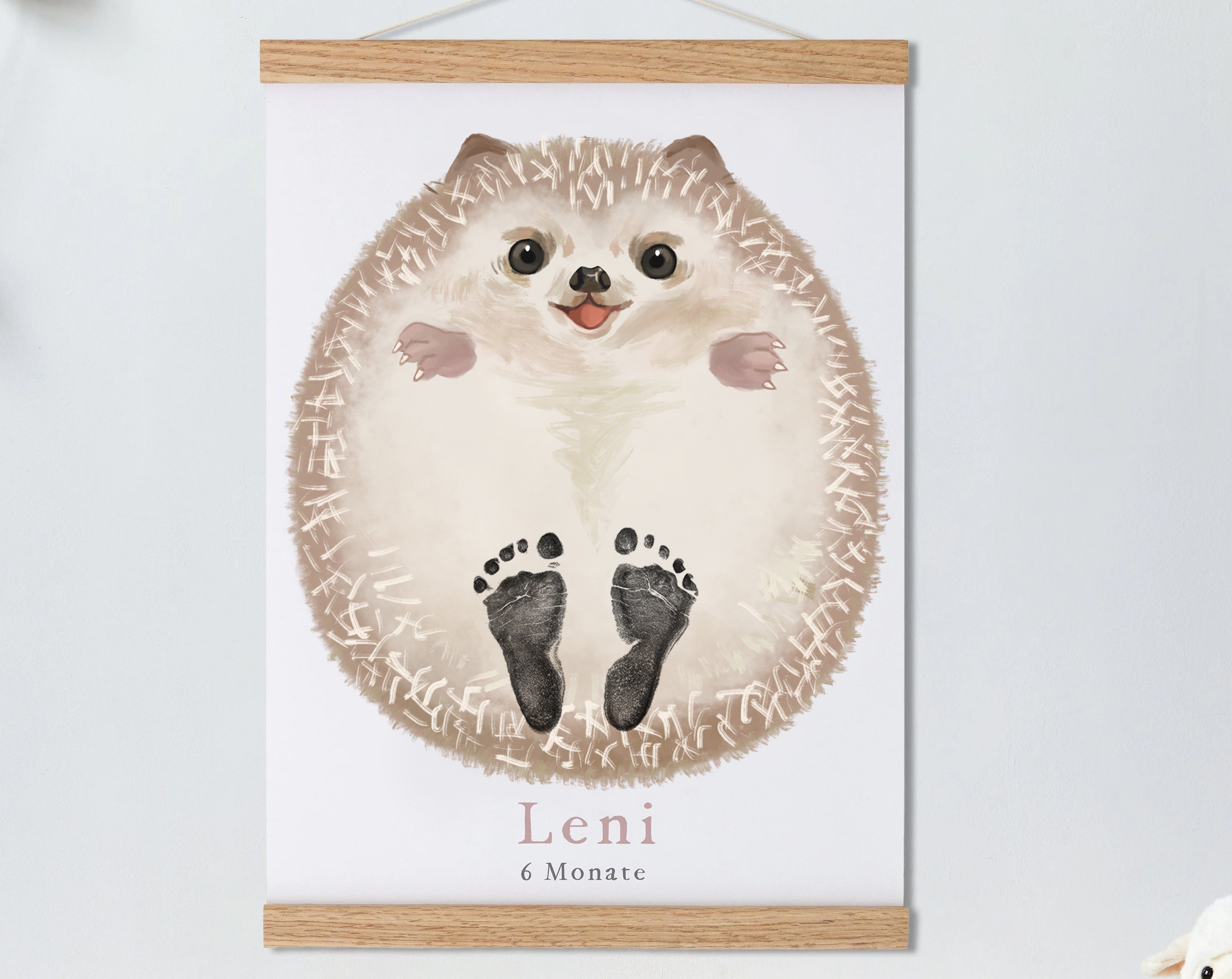 Cute Hedgehog,Baby Gift and Pets Gift Personalized,, Footprint Set, Mural Baby & Children's Room Animals,Cute Hedgehog?