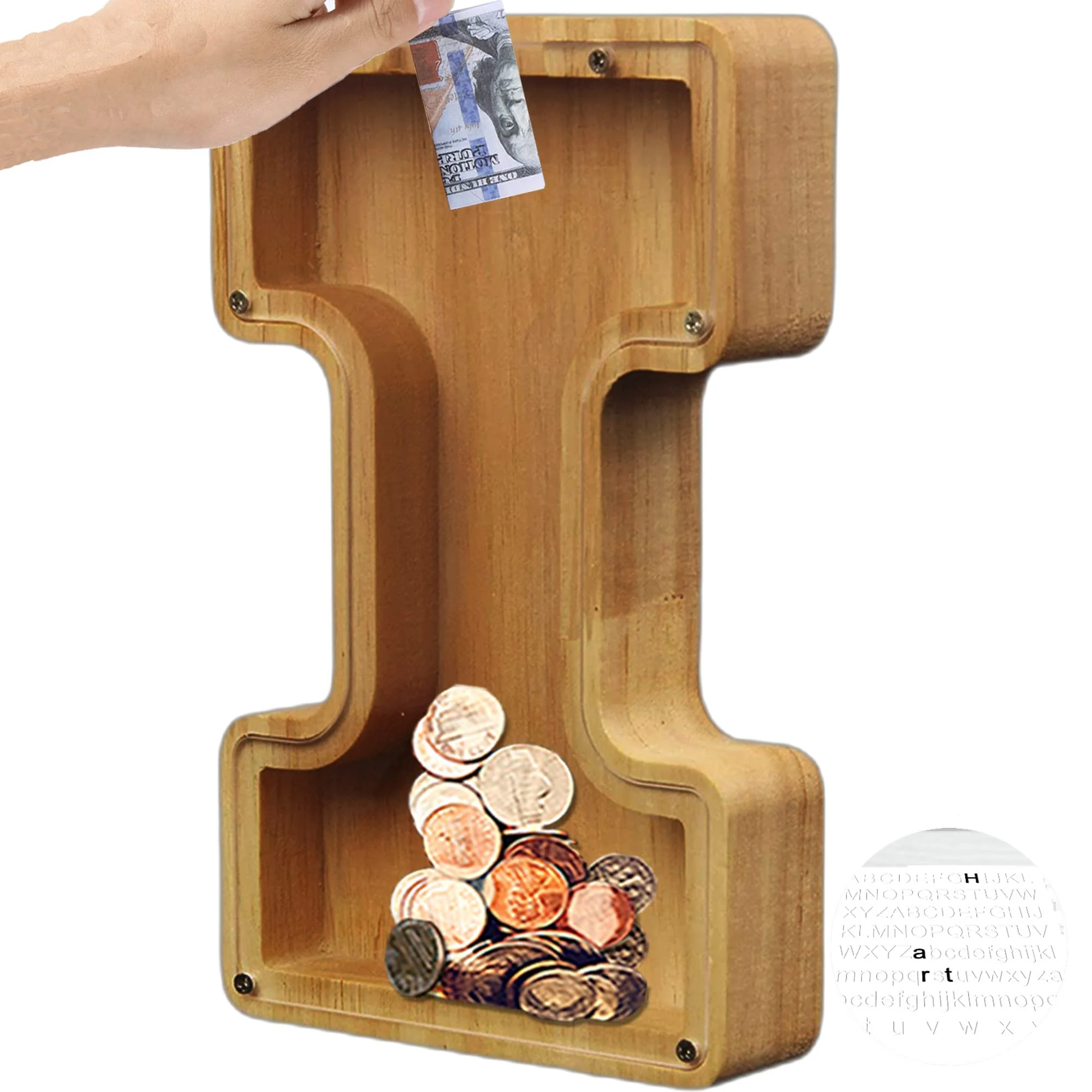 Piggy Bank? Wood Gift For Kids-babyanimal