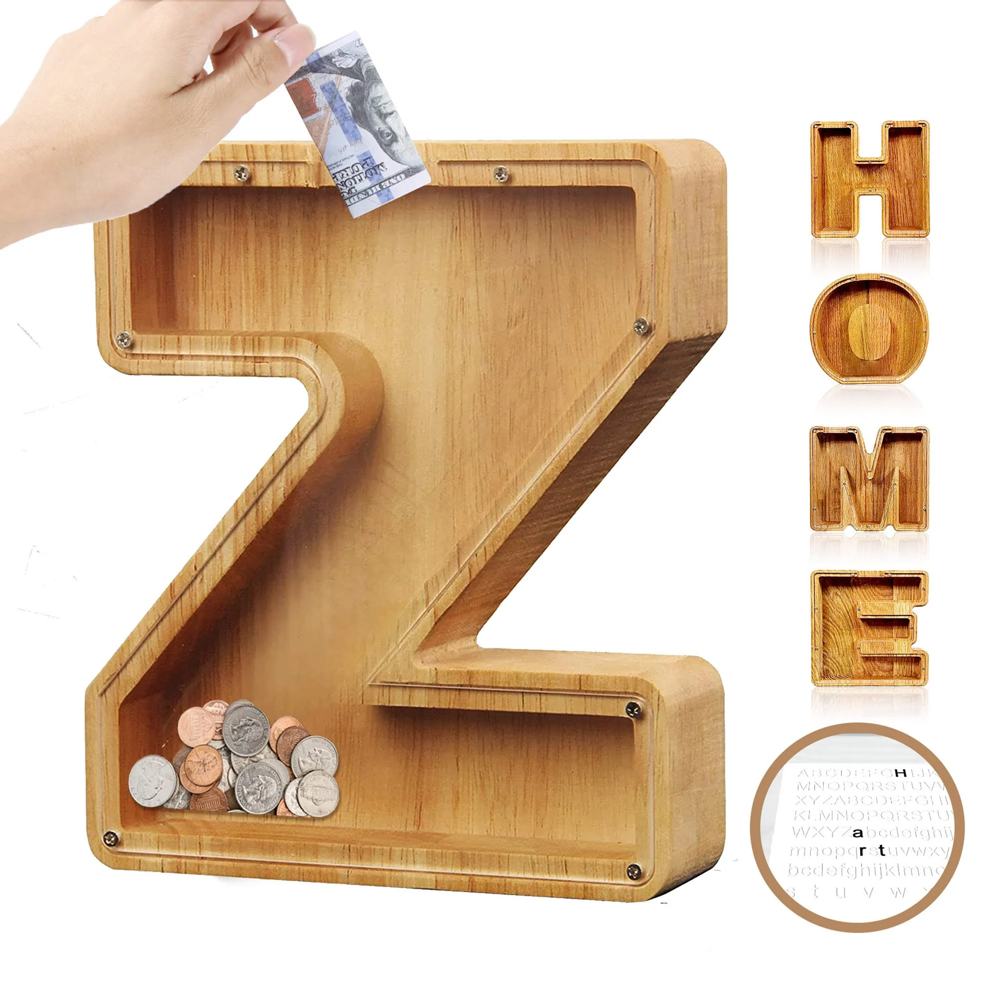 Piggy Bank? Wood Gift For Kids-babyanimal