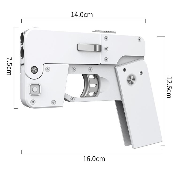 Folding Repeating.22LR Toys Caliber Pistol?Privacy Courier?Free Global Shipping