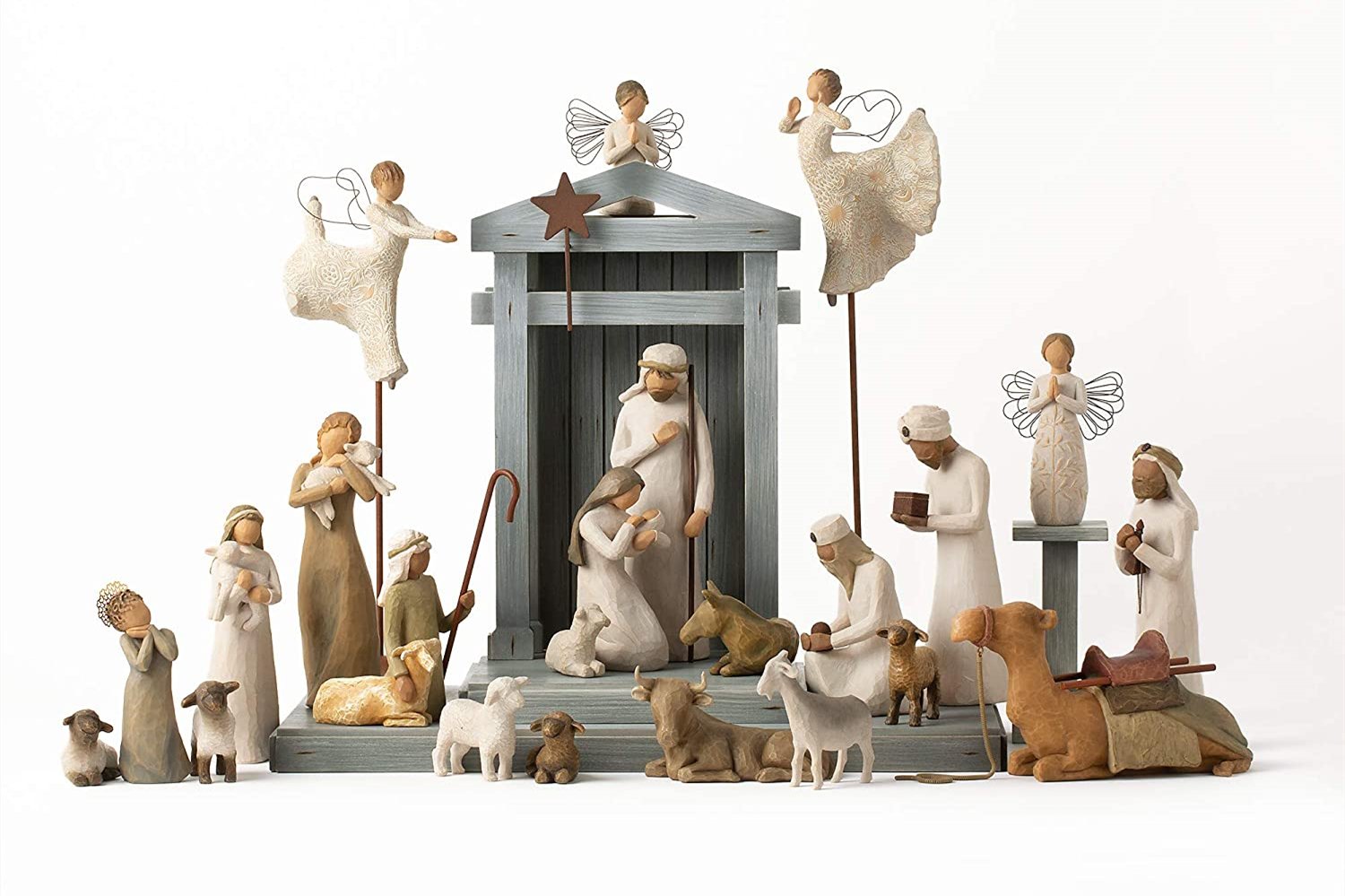 Nativity Deluxe  17-piece Set|Nativity Sets-babyanimal