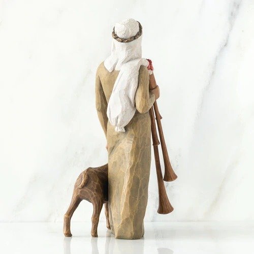 Zampognaro Shepherd with Bagpipe Nativity Figurine|Nativity Sets-babyanimal