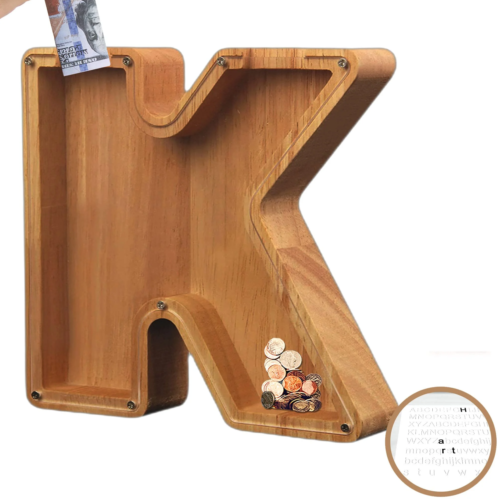 Piggy Bank? Wood Gift For Kids-babyanimal